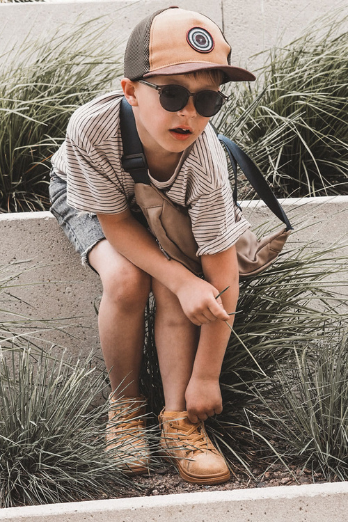 Дитячі високі кросівки на блискавці Camel Boone