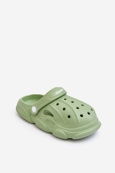 Дитячі поролонові тапочки Crocs Green Cloudy