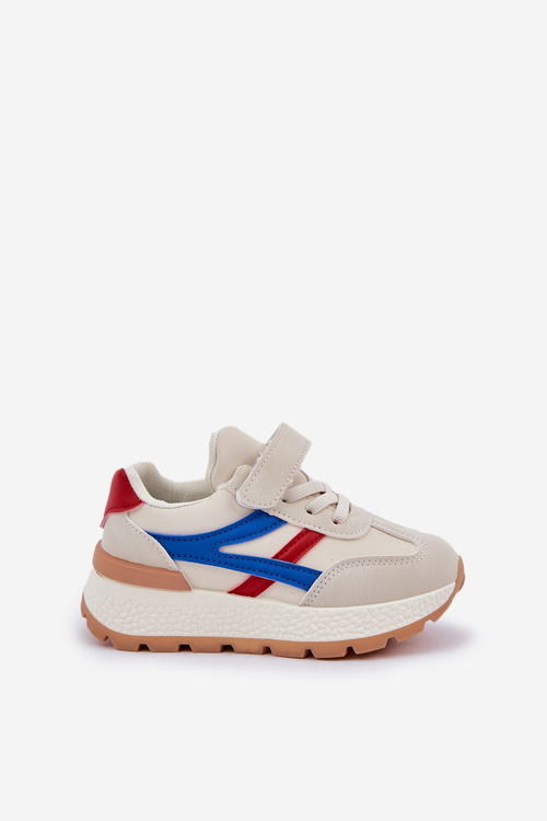 Дитячі кросівки на липучці бежеві Savilia