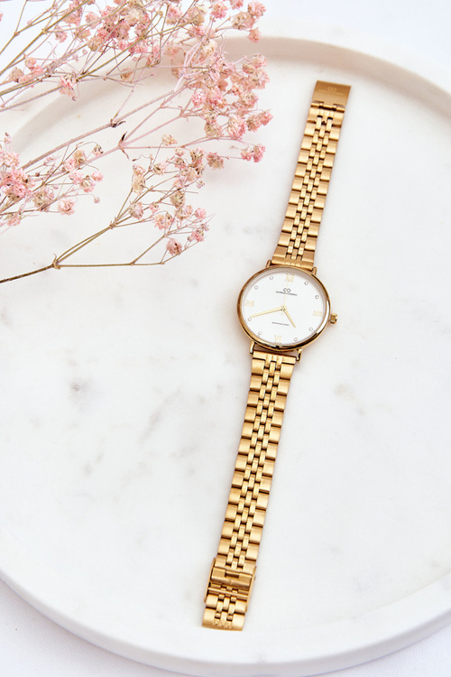 Жіночий водонепроникний годинник Bright Dial Giorgio&Dario Golden