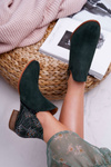 Жіночі шкіряні черевики Maciejka Green 04091-19