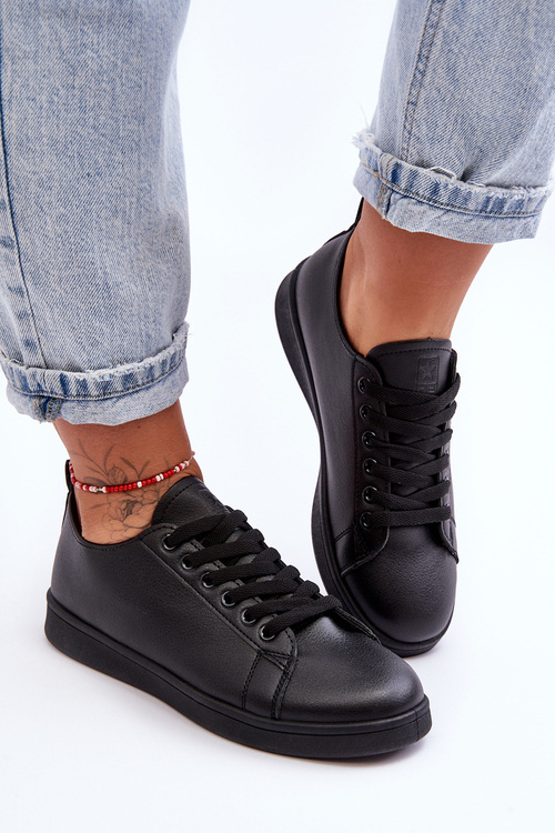 Жіночі шкіряні класичні кросівки Black Unlimited