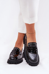 Жіночі Лаковані Мокасини З Декором Чорні Nallae