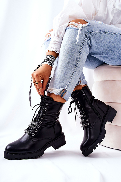 Шкіряні черевики Lilinth Black