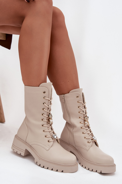 Жіночі Взуття Workery З Пряжками Міша Серце Бежеві Iravine