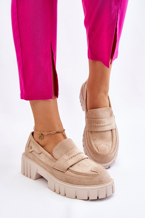 Жіночі замшеві сліпони бежеві Fiorell