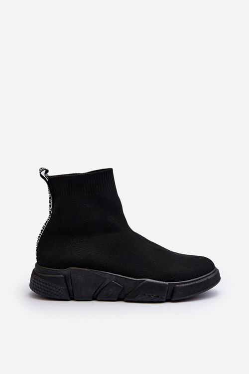 Жіноче спортивне взуття з носком чорне Zirila