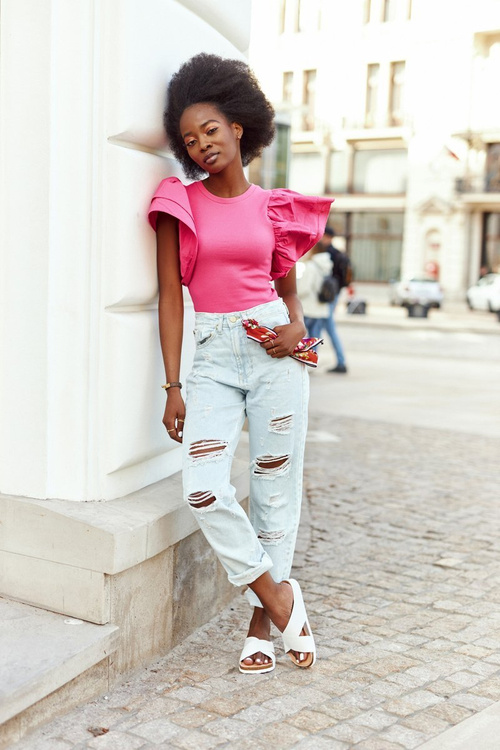 Шкіряні профільовані тапочки Big Star HH274647 Білі