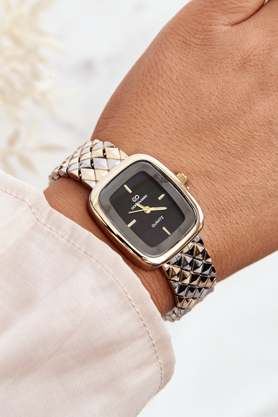 Модний сталевий годинник Giorgio&Dario Gold-Silver