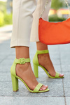 Босоніжки на високих підборах Neon Green Georgina