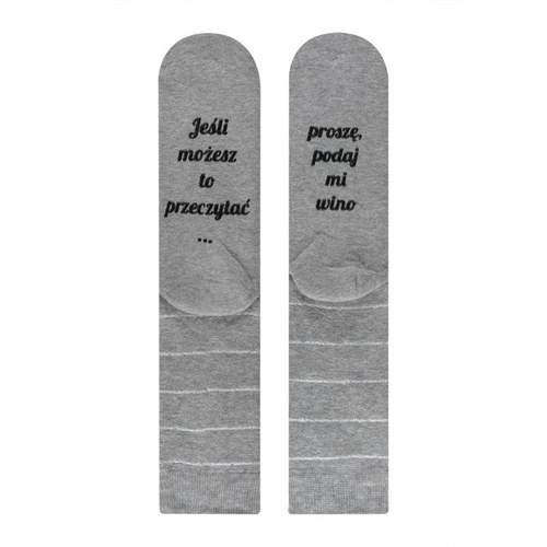 Жіночі шкарпетки SOXO «Якщо ви можете це прочитати, будь ласка, передайте мені вина».