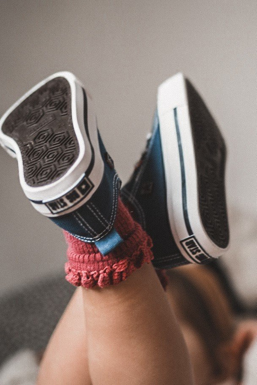 Дитячі класичні низькі кросівки BIG STAR HH374195 Темно-синій