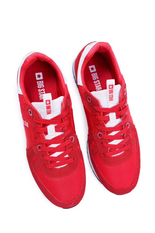 Чоловіче спортивне взуття Big Star Suede Leather Red DD174322