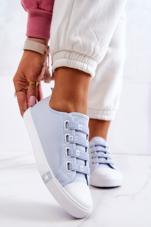 Жіночі кросівки зі шнурком BIG STAR HH274095 Сині