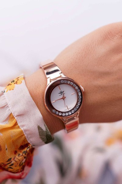 Жіночий годинник Michael John Gold Pink Mirava