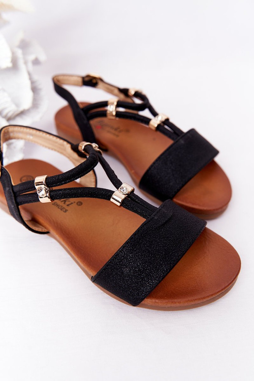 Дитячі босоніжки S.Barski Comfort Black