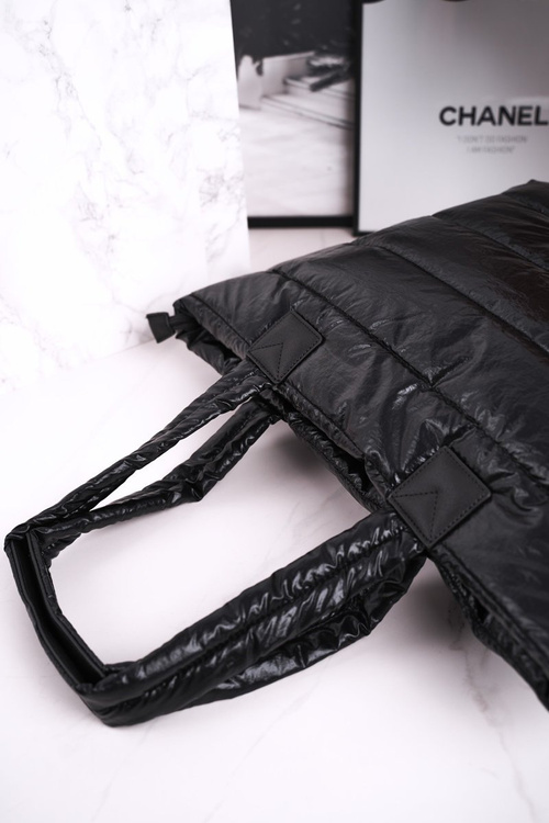 Велика сумка для покупок MONNARI MONNARI BAG5720-020 Блискучий чорний