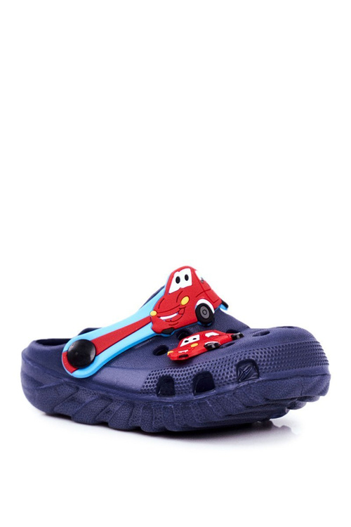 Дитяче взуття Foam Slides Navy Car Bruno