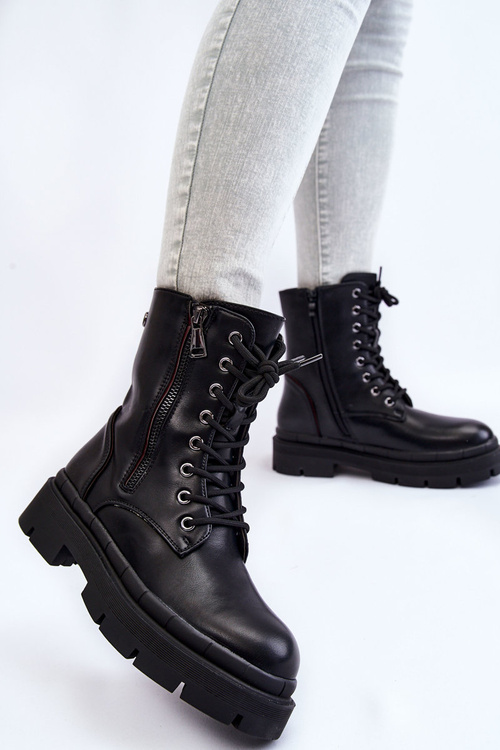 Чорні замшеві черевики Alette