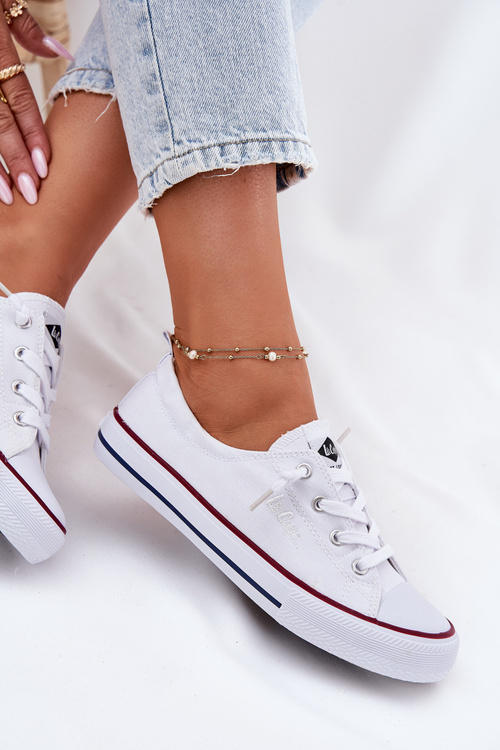 Жіночі Тканинні Кросівки Lee Cooper LCW-25-02-3296L Білі