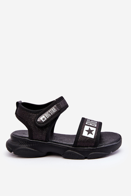 Дитячі босоніжки на липучці Big Star LL374192 Чорні