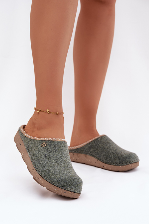 Домашнє взуття Жіночі тапочки Inblu ED000031 Зелений