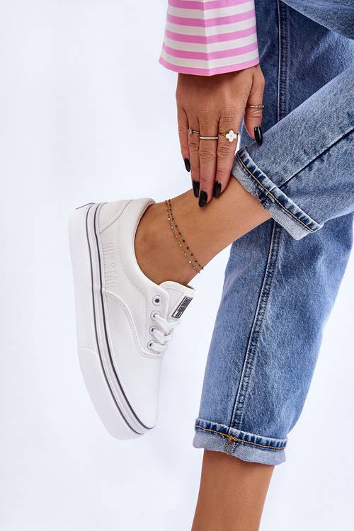 Жіночі кросівки на платформі Big Star LL274228 Білі