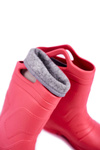 Дитячі гумові калоші Чоботи Рожеві знята вставка Abbey