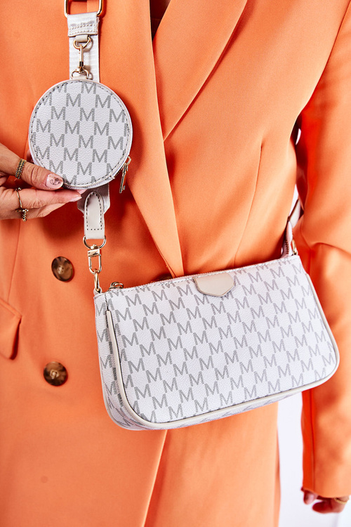 Жіноча сумка 3 в 1 сіра Bormea