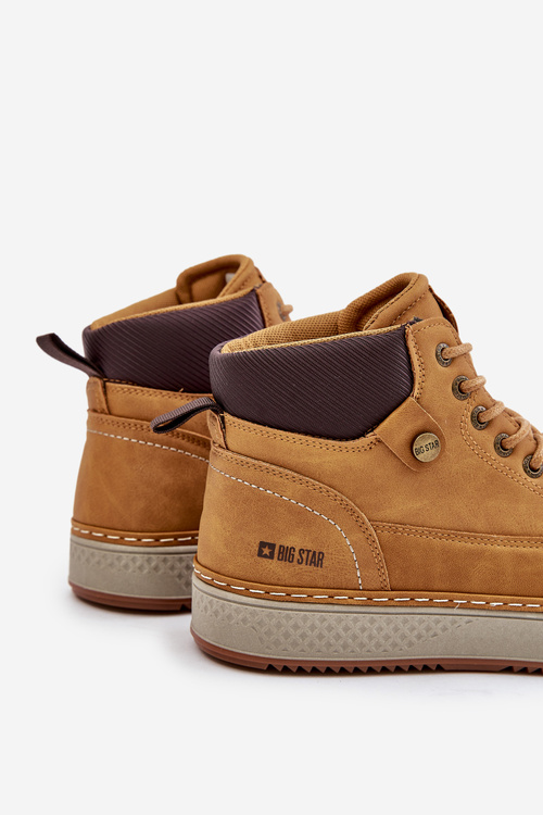 Чоловічі черевики на шнурівці Big Star OO174561 Hi-Poly System Camel