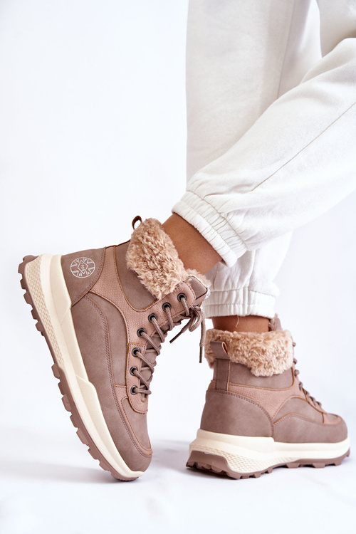 Теплі черевики Trappers Lee Cooper LCJ-22-44-1363 Рожевий