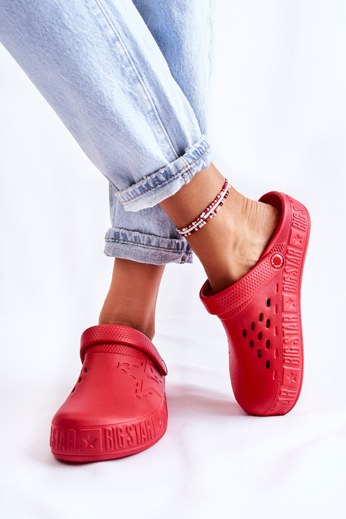 Жіночі світлі тапочки Big Star II275004 Red