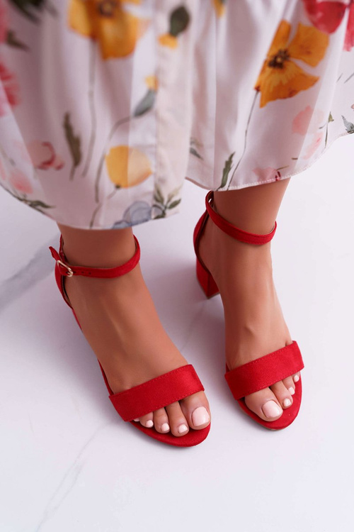 Жіночі босоніжки на шпильці Red Zephira