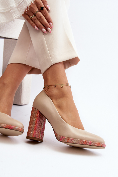 Човники на шпильці Laura Messi 2746 Beige