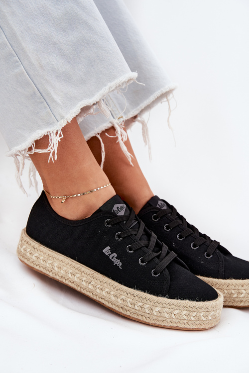 Жіночі Кросівки З Плетінням Lee Cooper LCW-25-44-3216 Чорні