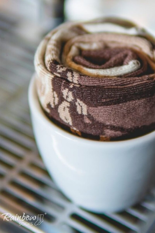 Шкарпетки Rainbow, консервована кава з льодом, 1 пара