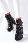 Жіночі ботильйони Shiny Black Crocodille Wombridge