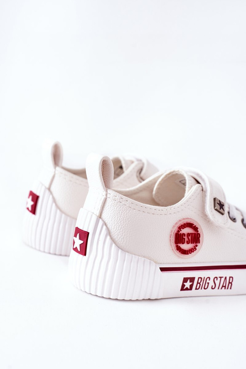 Дитячі шкіряні кросівки BIG STAR II374040 Білі