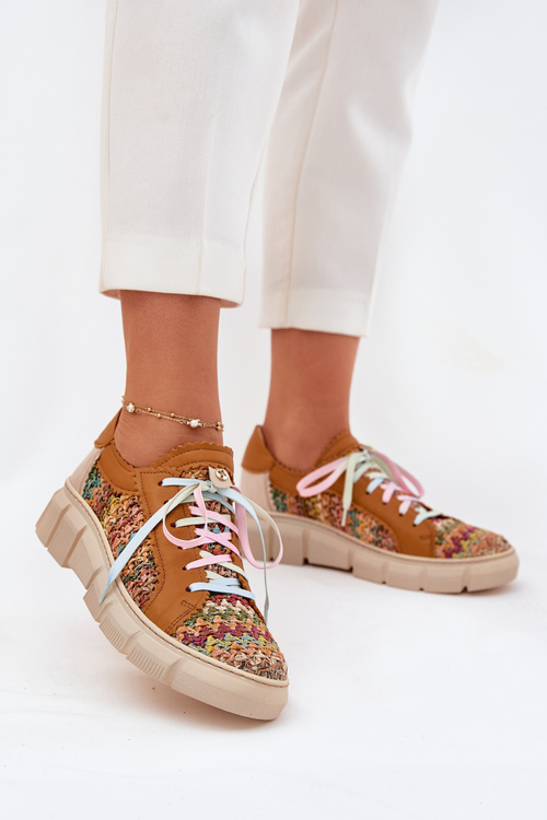 Жіночі Шкіряні Полуботинки Maciejka 05850-29 Мультicolore