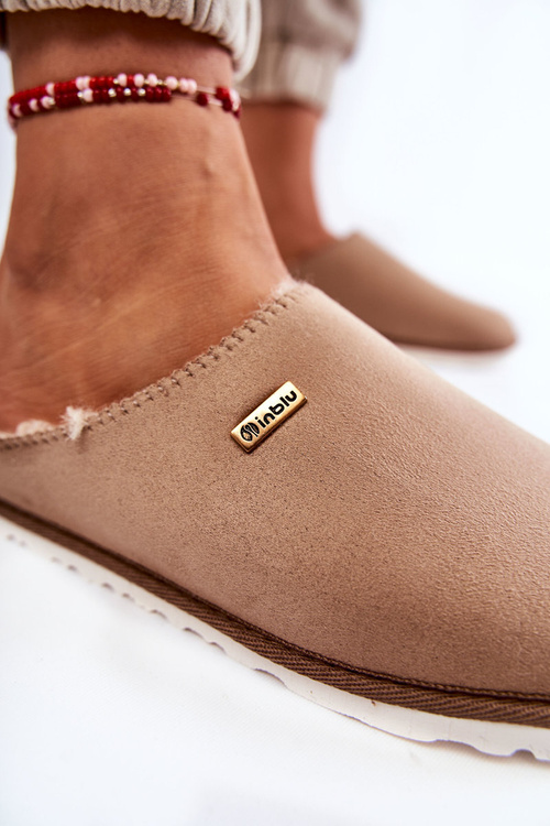 Домашні теплі тапочки Inblu CS-34-011 Beige