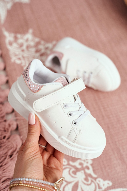 Дитяче спортивне взуття на липучці Біла Ілонка