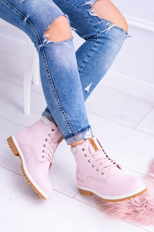 Жіночі черевики Big Star Boots Timber Trappers Powder Pink Timon