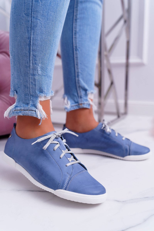 Жіноче взуття Взуття Взуття Maciejka Leather Bright Blue 4049A