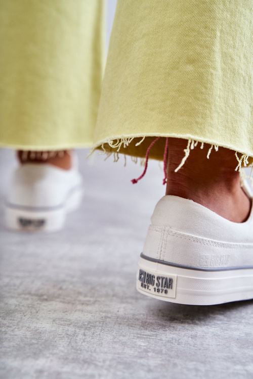 Жіночі тканинні кросівки Big Star KK274017 Білі