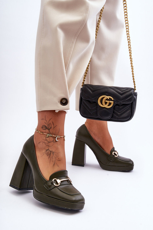 Стильні шкіряні човники Green Rouse