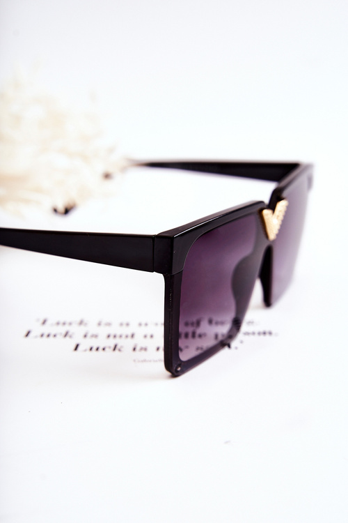 Квадратні сонцезахисні окуляри V130044 Чорні