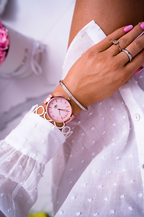 Жіночий годинник Michael John Pink Narsen