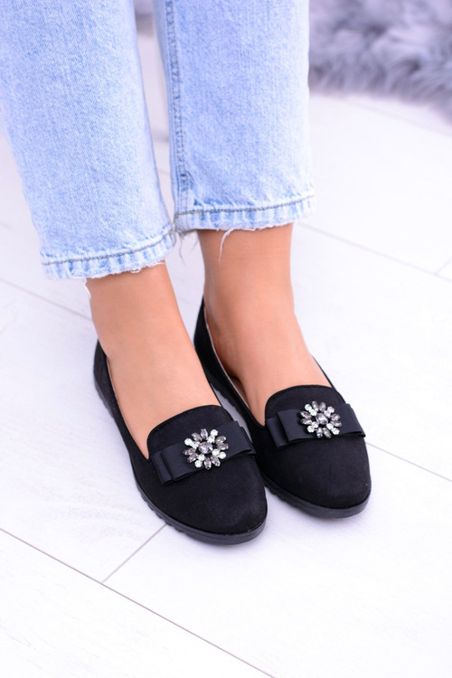 Чорна жіноча балерина Lords Zirconias Rumi