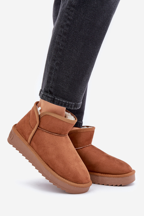 Жіночі Чоботи На Платформі D.Franklin DFSH370010 Коричневі