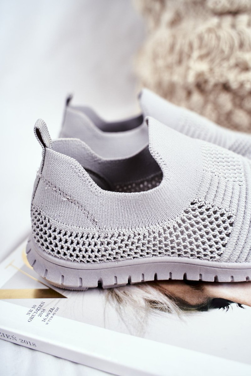 Дитячі спортивні слипони сірі Bobi